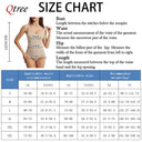 Qtree Plus Size Tummy Control Bodysuit Slimming Shapewear