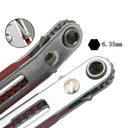 Multifunctional Ratchet Screwdriver Elbow Wrench Tool Kit