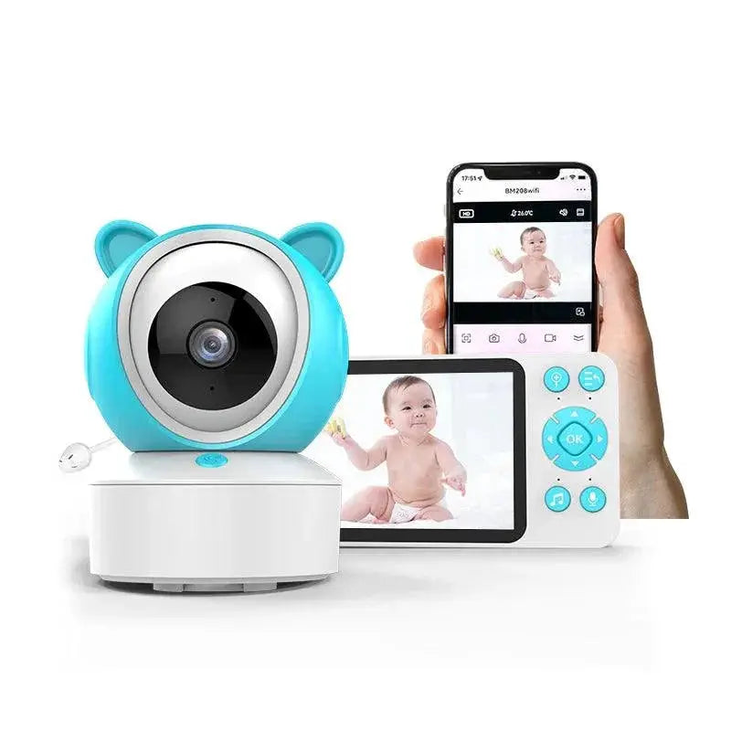5 Inch HD WiFi Baby Monitor With Two Way Audio For Parents