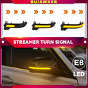 BMW Dynamic Black LED Turn Signal Light Rearview Mirror For 1 2 3 4 X1 M Pro