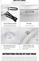 Pressure Cooker Compact Outdoor with Folding Handle 2.2L