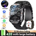Military Smart Watch - Rugged Outdoor Use GPS