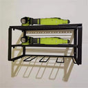 Power Tool Rack Electric Drill Holder Wall Mount Organizer