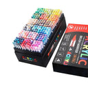 Waterproof Paint Markers Brush Tip