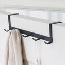 Hooks Over The Door 5 Hooks Home Bathroom Organizer Rack