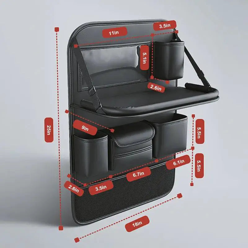 SEAMETAL Car Organizer Ultimate Auto Storage Tray Pro