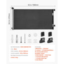SucceBuy Retractable Baby Gate