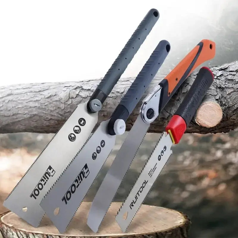 Japanese Pull Saw 3 Edge Teeth SK5 Flexible Blade Precision