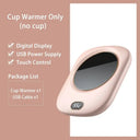 Luckima USB Coffee Mug Warmer With 3 Temperature Settings Keeps Beverages Warm