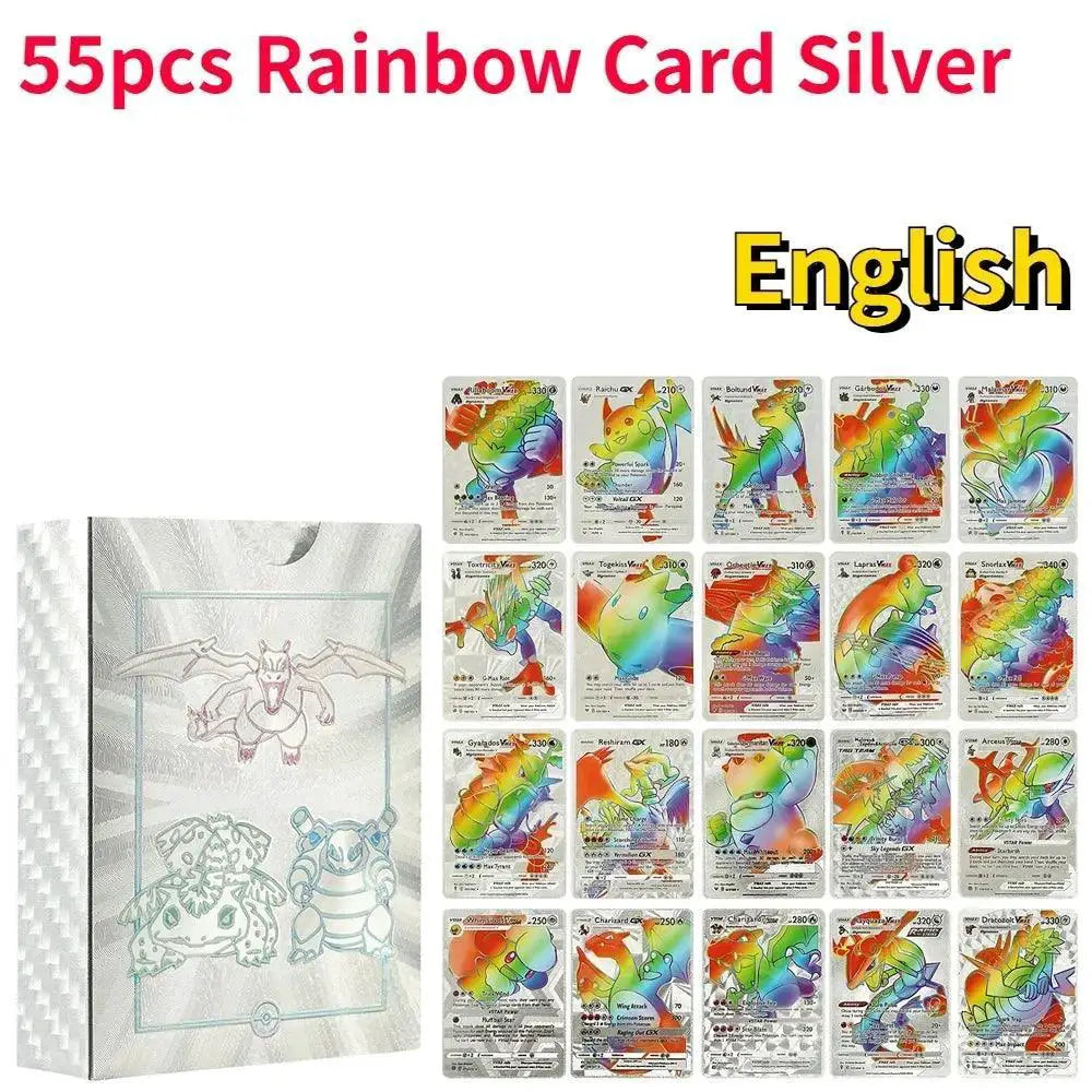 Pokemon Gold Foil Card Charizard Pikachu Arceus Vstar Vmax