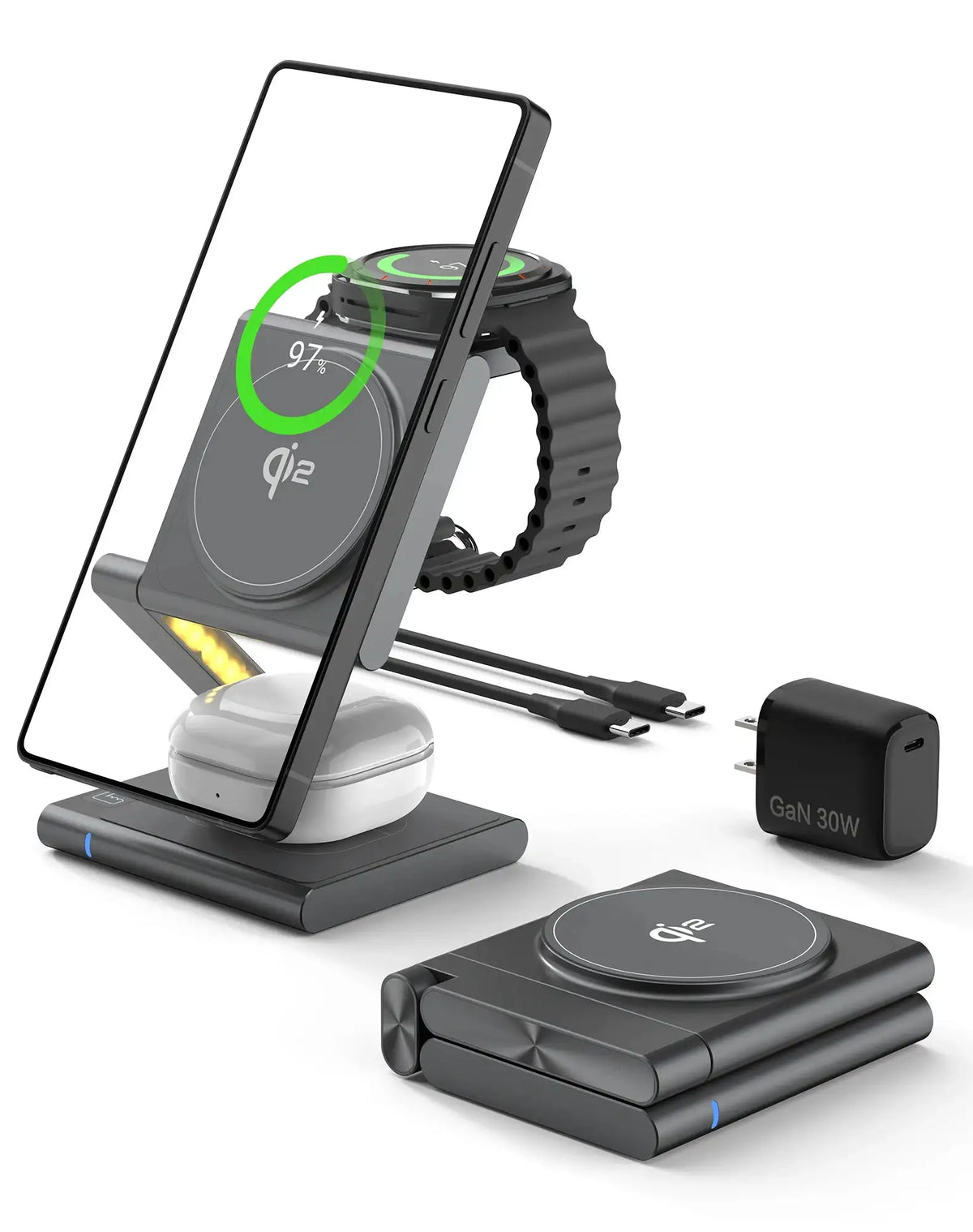 Magnetic Foldable Wireless Charger — product view 9