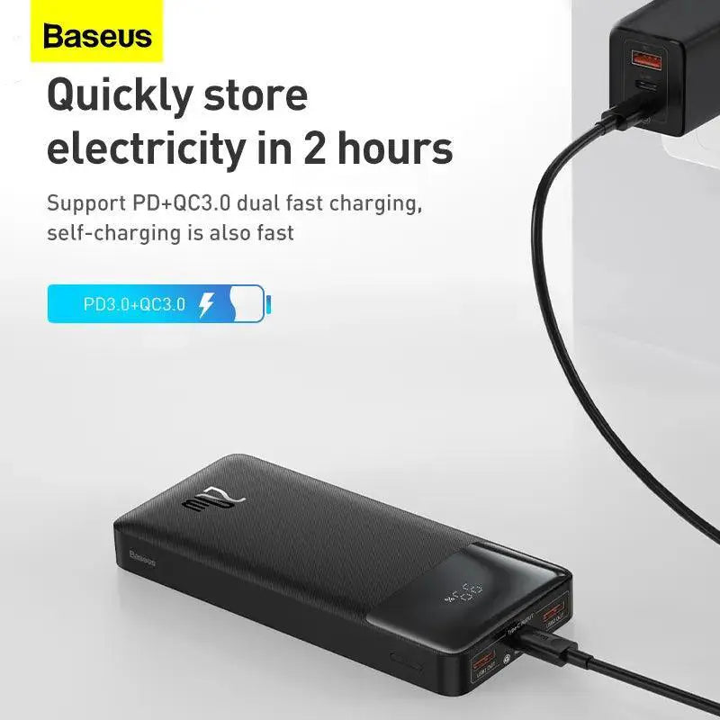 Ultra Compact Fast Charging Power Bank With Dual Outputs