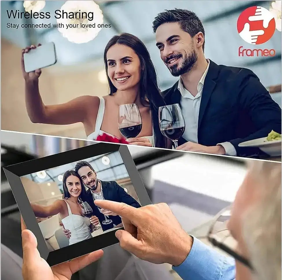 WiFi Frameo 10.1 Inch Digital Photo Frame Smart Frame