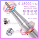 Electric Nail Drill: Professional 45000RPM Machine Tool
