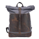 Canvas Backpack Waterproof Roll Top