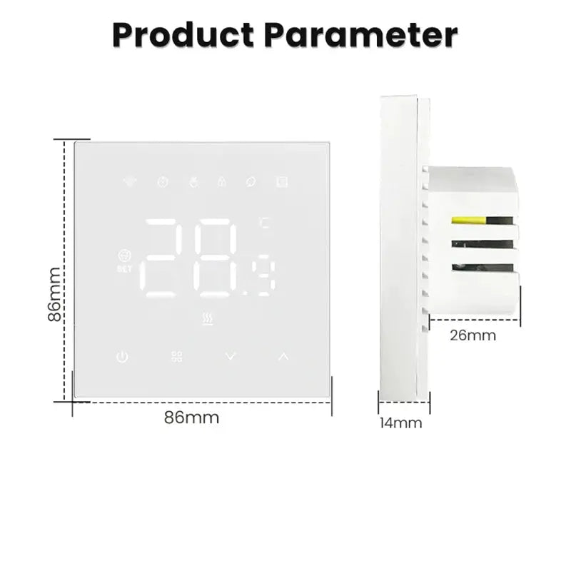 AVATTO WiFi Smart Thermostat，Electric Heating Water Gas Boiler Temperature Controller Works With Tuya Google Home Alexa Alice