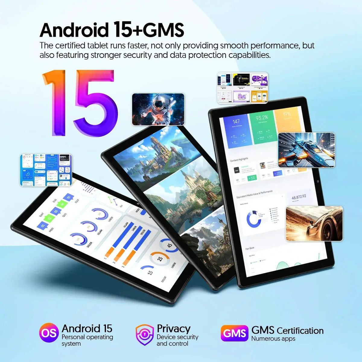 Baken Inch Android Student Tablet - Keyboard set 1 product image