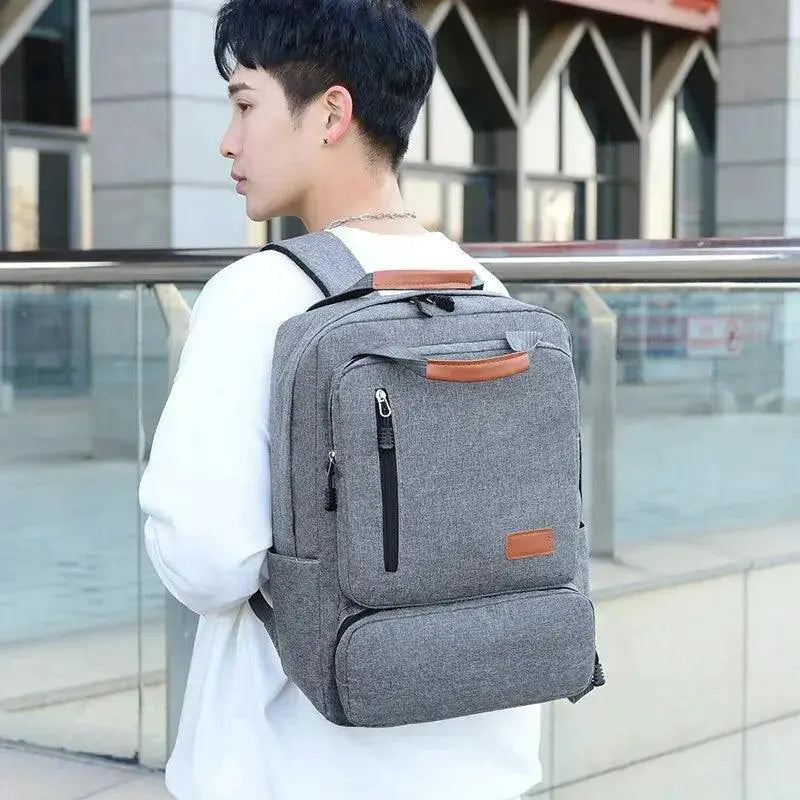 Men Business Backpack Large Capacity Casual Oxford Bags