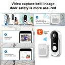 XBIBI Tuya WiFi Video Doorbell 1080P Two Way Audio Alerts For Instant Security