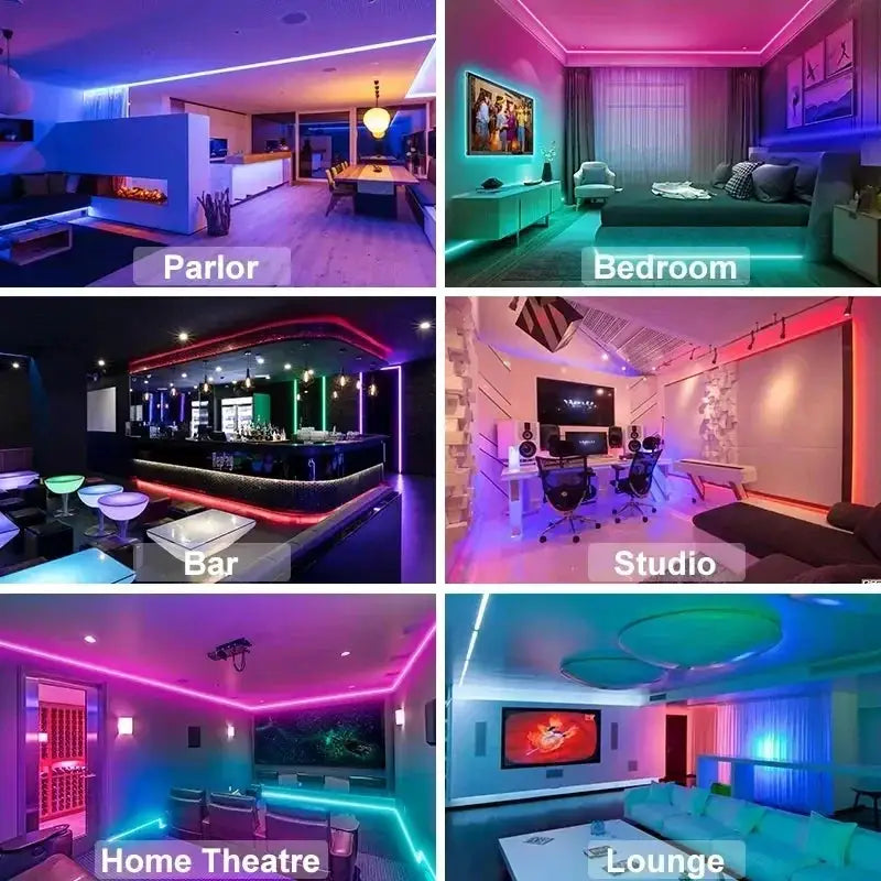 USB LED Strip Lights App Control Color Changing RGB 5050