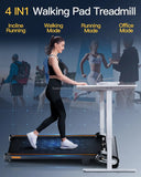 13 Percent Auto Incline Treadmill Desk Walking Pad Bluetooth LED