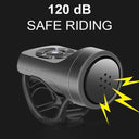 USB Chargeable Bicycle Doorbell Horn: Safety Enhanced & Versatile  ourlum.com   