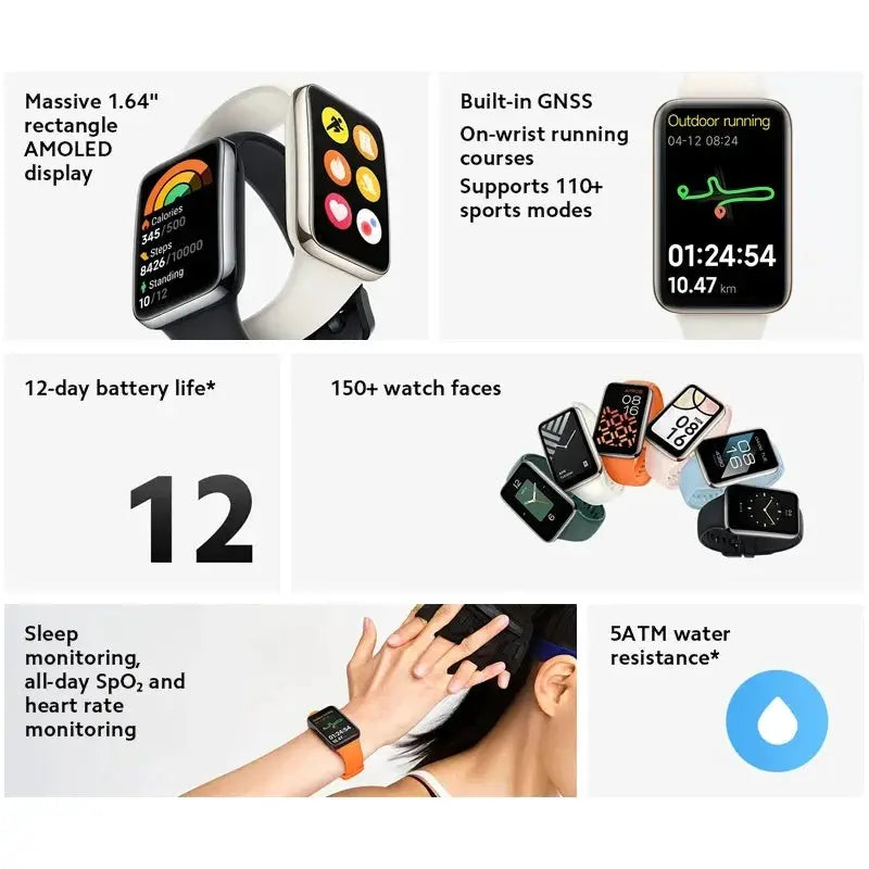Xiaomi Smart Band 7 Pro Global Version 1.64 Inch AMOLED