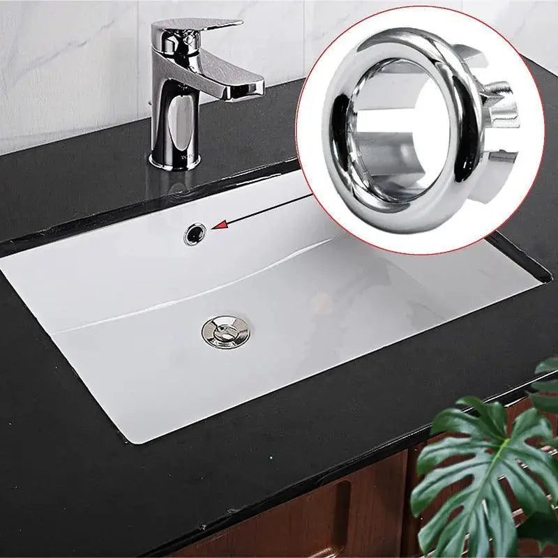 Plastic Sink Overflow Covers Four Pack Stylish Drain Cap
