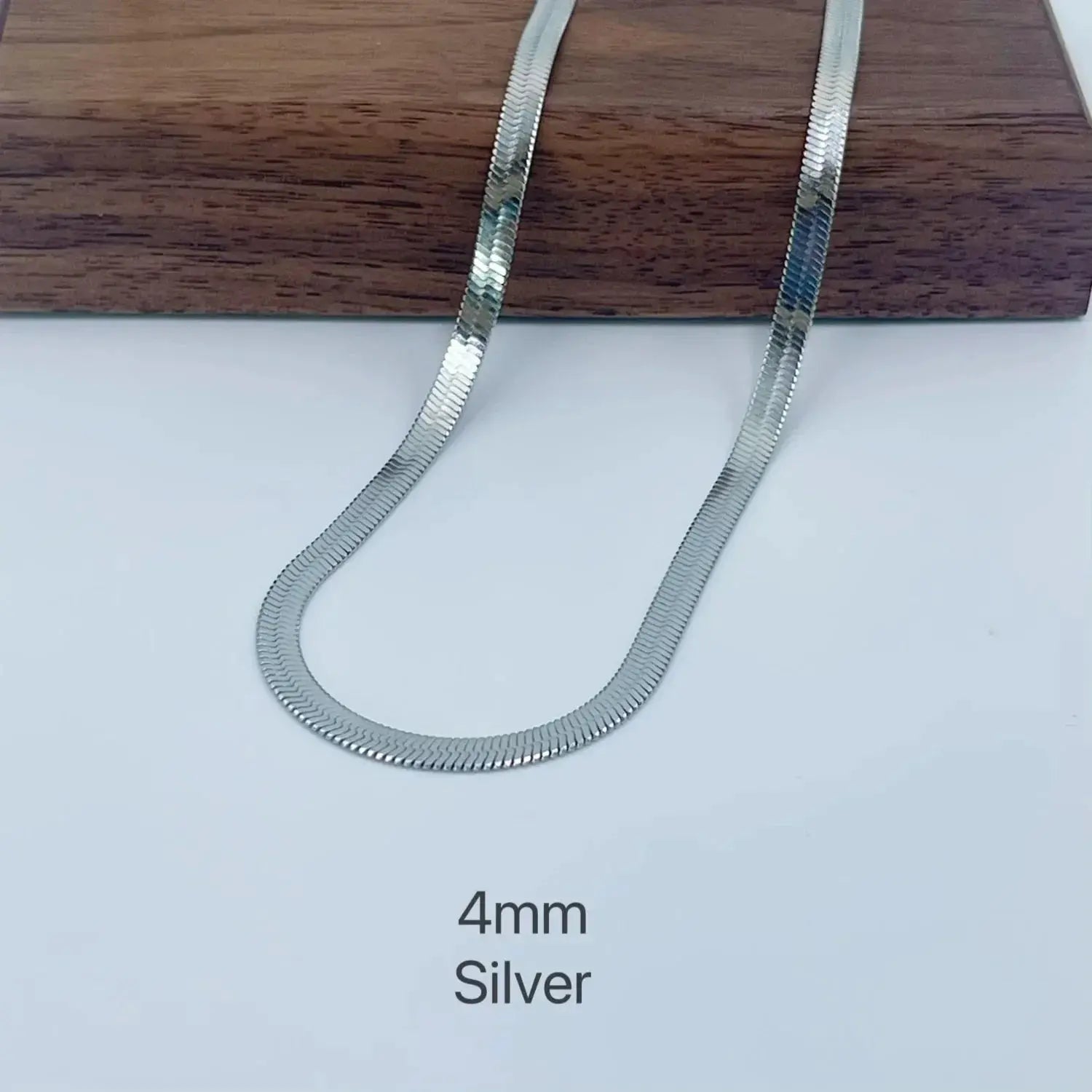 Minimalist Unisex Snake Chain Choker Necklace Gold Jewelry