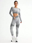 Breathable Seamless Yoga Set Women Quick Dry