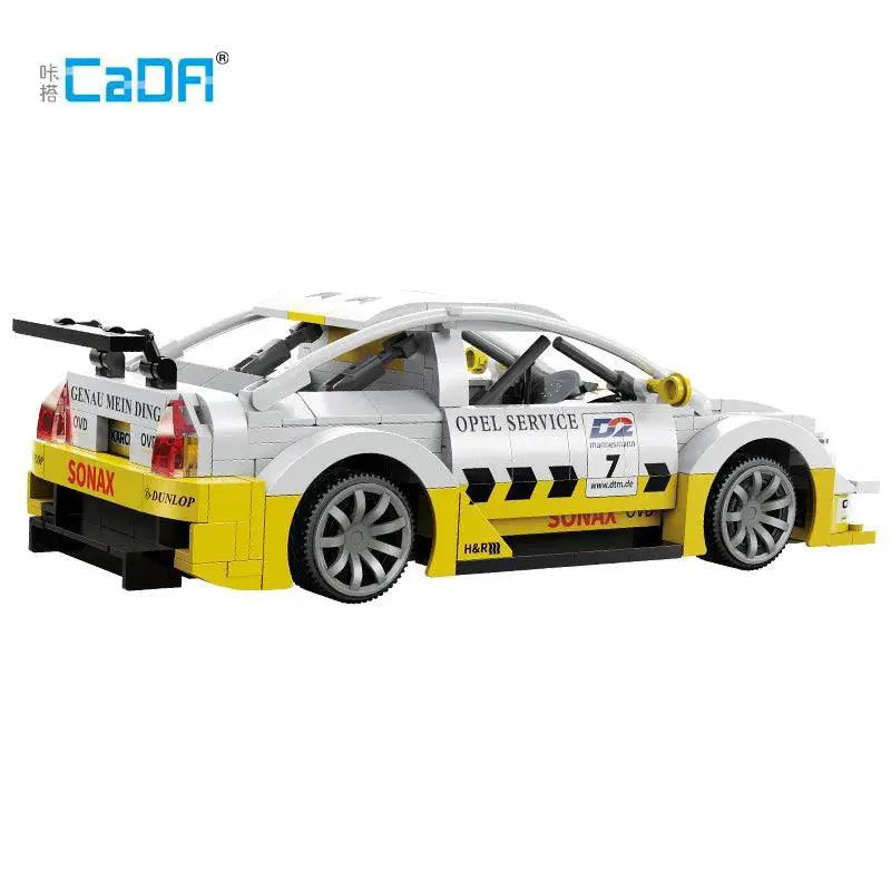 Opel Astra V8 Coupe Racing Car Building Blocks Set