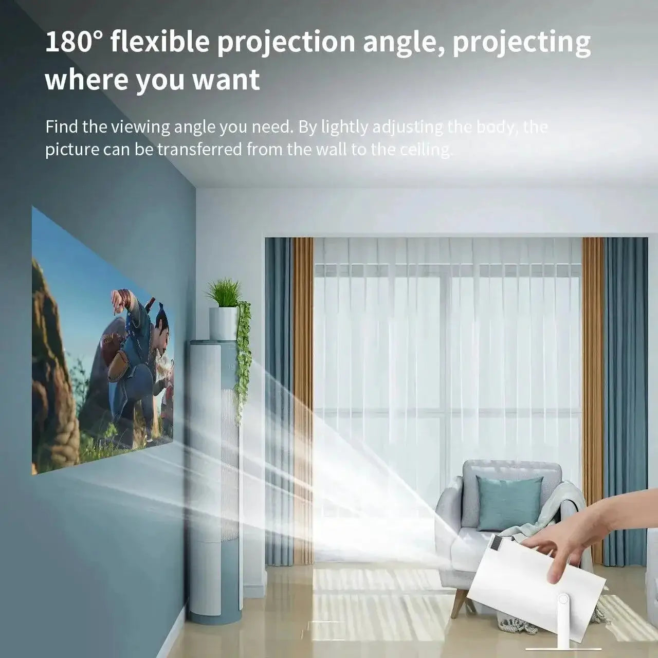 Smart Wireless Projector For Ultimate Home Cinema Experience