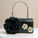 Flower Handle Square Bag Shoulder
