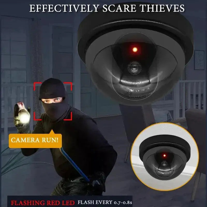 Dummy CCTV Camera Enhanced Security With Flashing LED Light