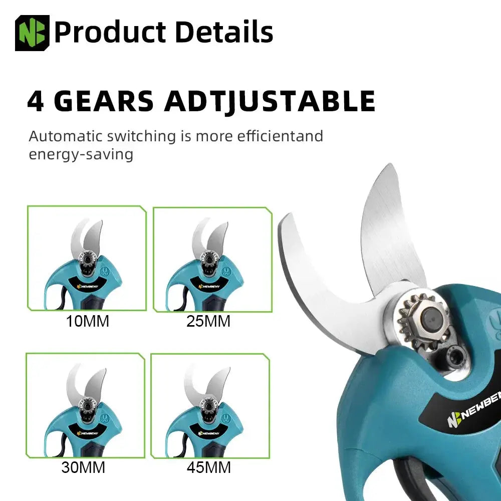 Yofidra 30mm Cordless Electric Pruning Shears 4 Gears