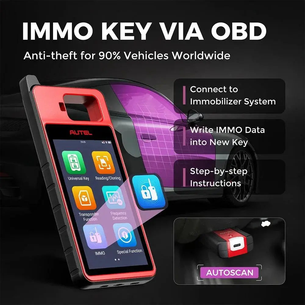 Autel MaxiIM KM100 Key Fob Programming Tool With 2 IKEYs