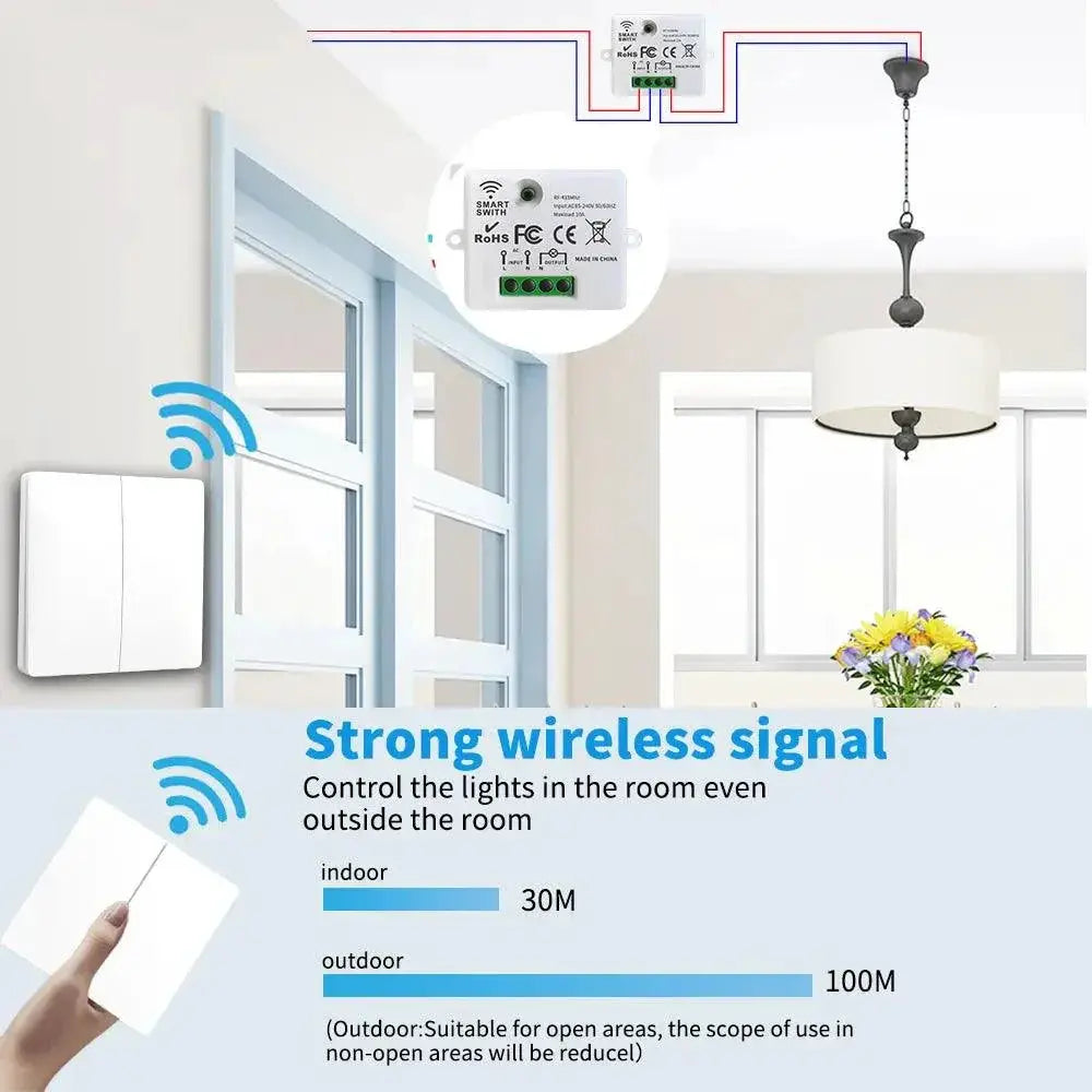 SIXWGH Smart Wireless Light Switch Set For Ultimate Style