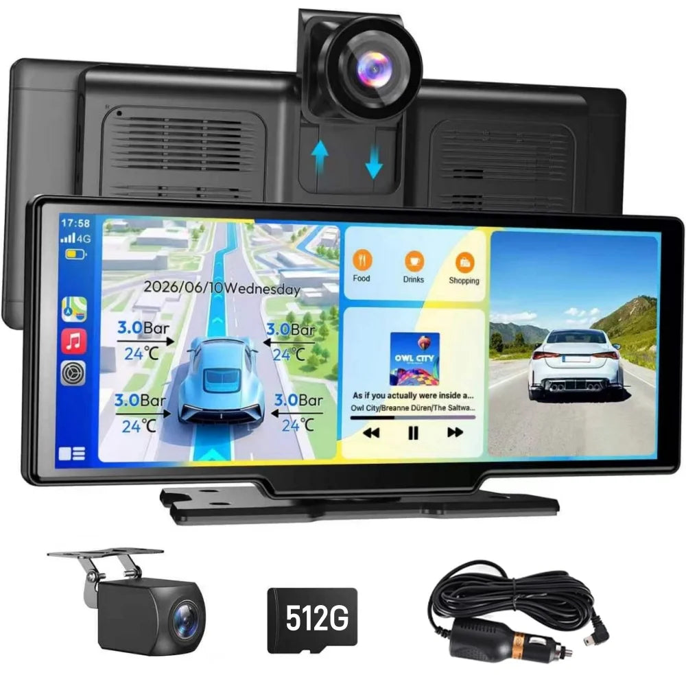 Upgraded CarPlay Display, Supports CarPlay, Android Auto, Screen Backup — product view 1