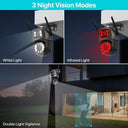 4K AI Outdoor PTZ Security Camera with Auto Tracking Lens