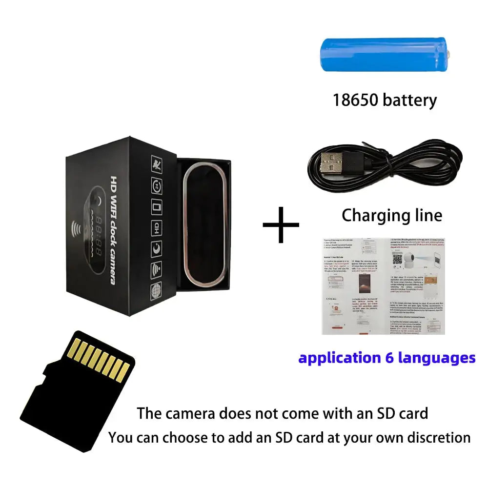 New Upgraded Version, 4K FHD Mini Camera, Improved Clarity, Infrared Night Vision, Mobile Detection, WIFI Remote Viewing