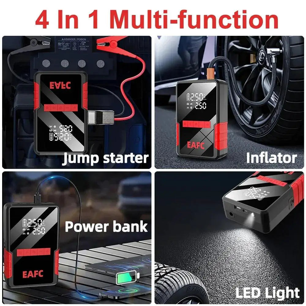 1200A Multi-Function Car Jump Starter and Air Compressor - OurLum.com