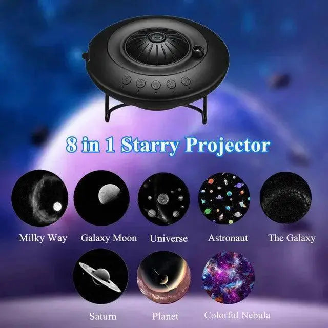 8 In 1 Led Ufo Star Projector Night Light For Kids Room