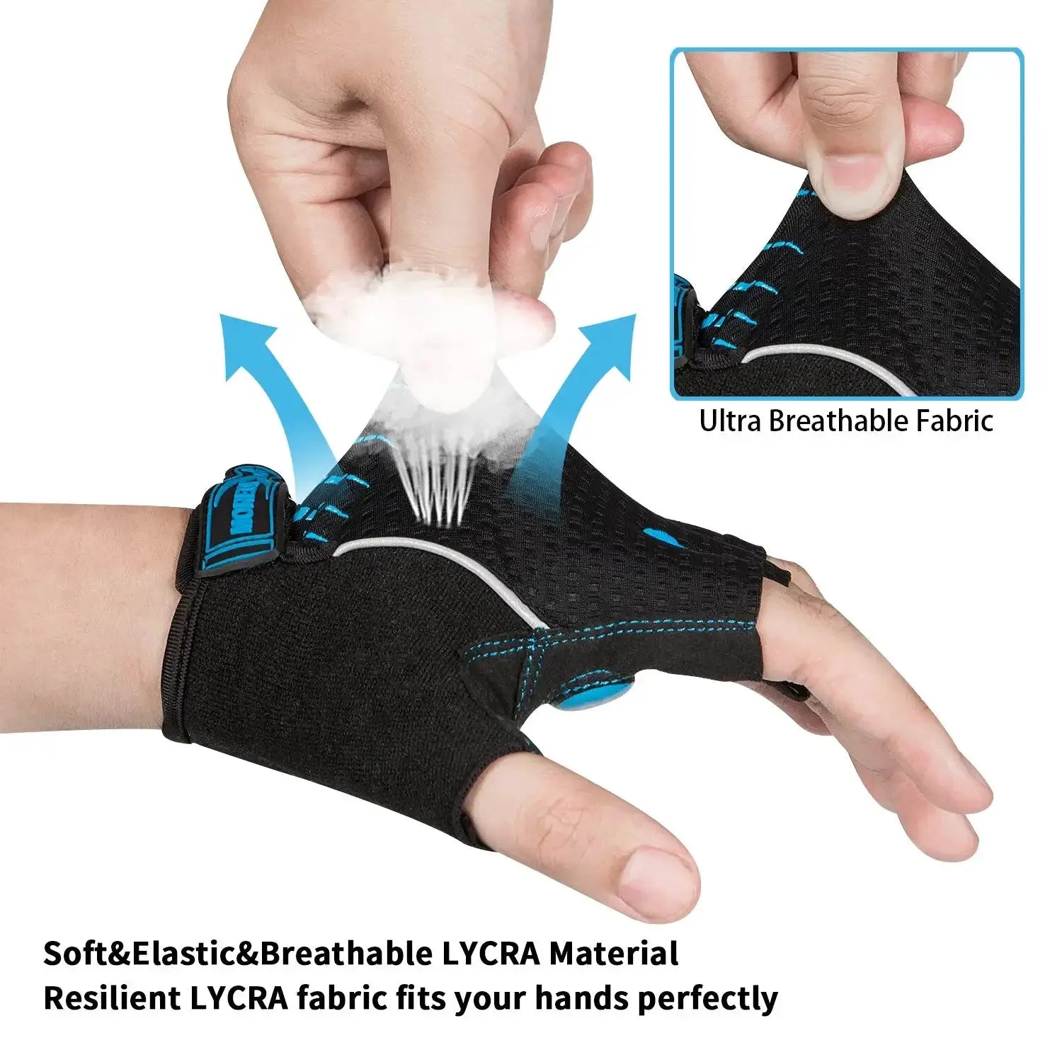 MOREOK Cycling Gloves Breathable MTB Road Bicycle Gloves
