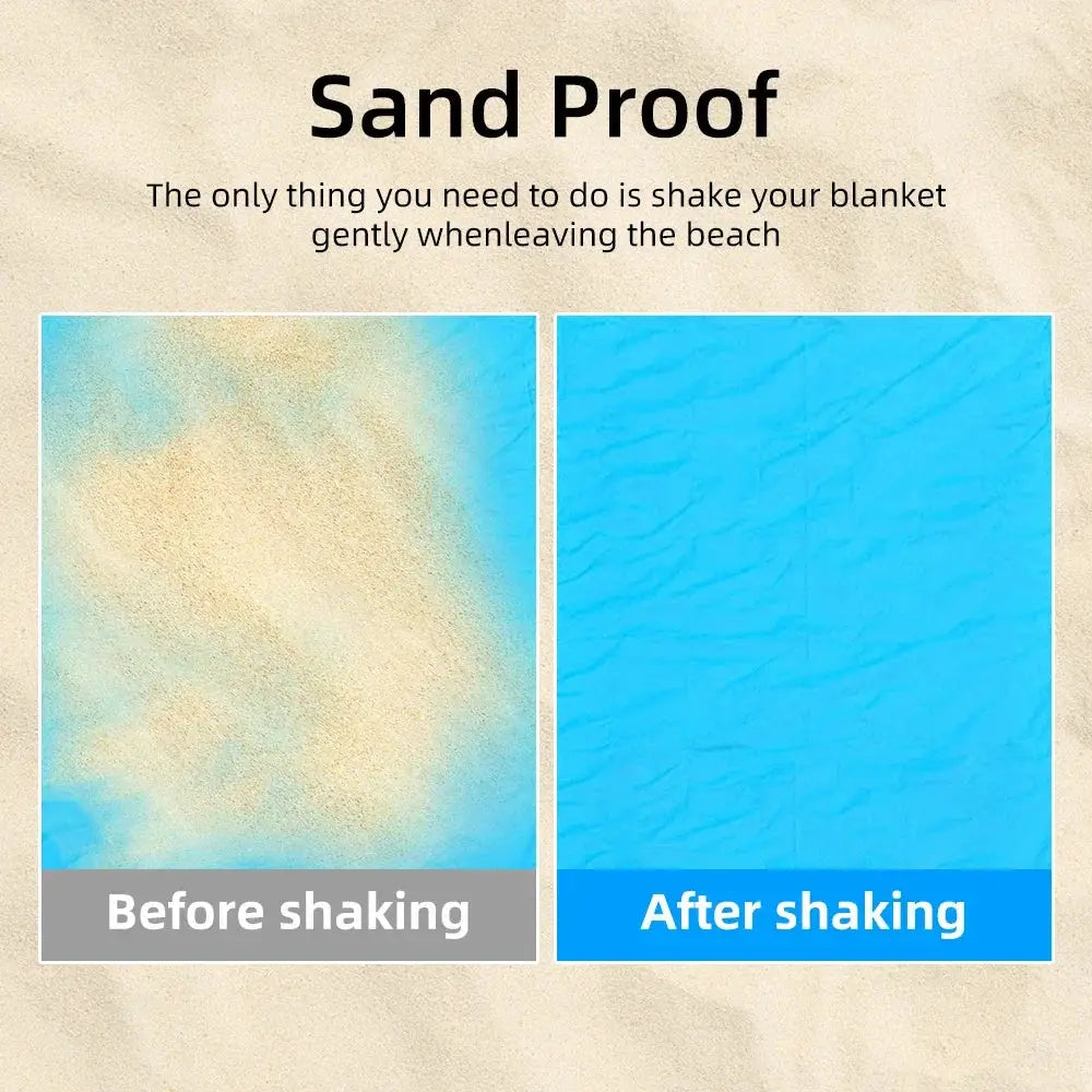 Portable Waterproof Beach Blanket And Camping Mat 2x2.1m