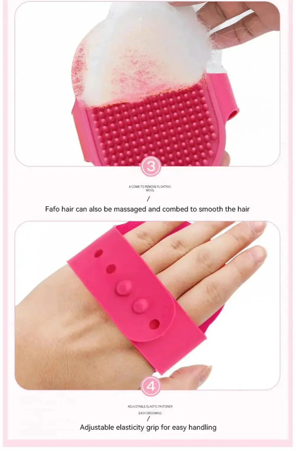 Pet Silicone Massage Comb for Grooming and Cleaning