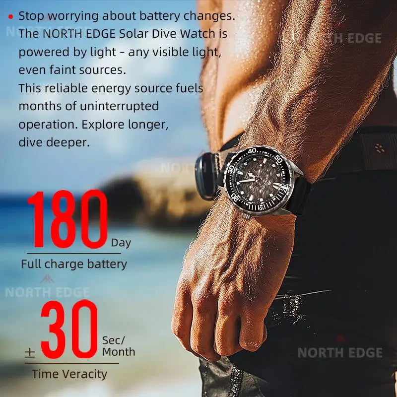 Titanium Case Solar Dive Watch — product image 5