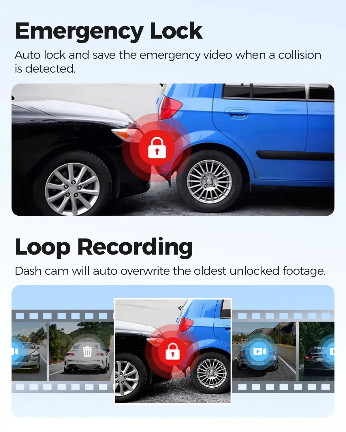 AZDOME M300S 4K Dash Cam Front and Rear, Built-in ADAS WiFi GPS Dash Camera for Cars, Free 64GB Card, Voice Control, Night Visio
