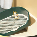 Portable Pet Toilet Training Plastic with Pillar Mat Tray