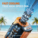 Portable Cooling Fan With Flashlight
