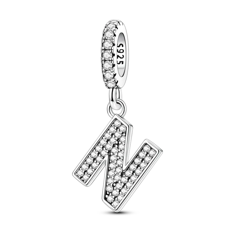 A-z Alphabet Charm Bead Sterling